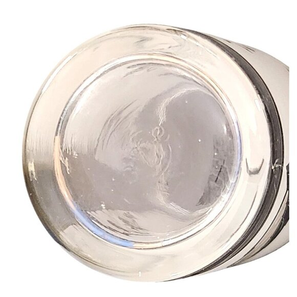 Set Of 4 Vintage Libbey Silver Foliage Juice Glasses 6 Oz Mid-Century Modern Des - Picture 7 of 9